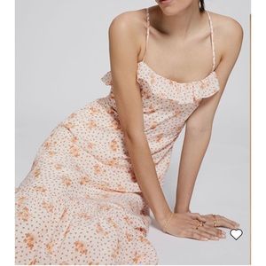 Criss-Cross Strap Midi Dress &other stories